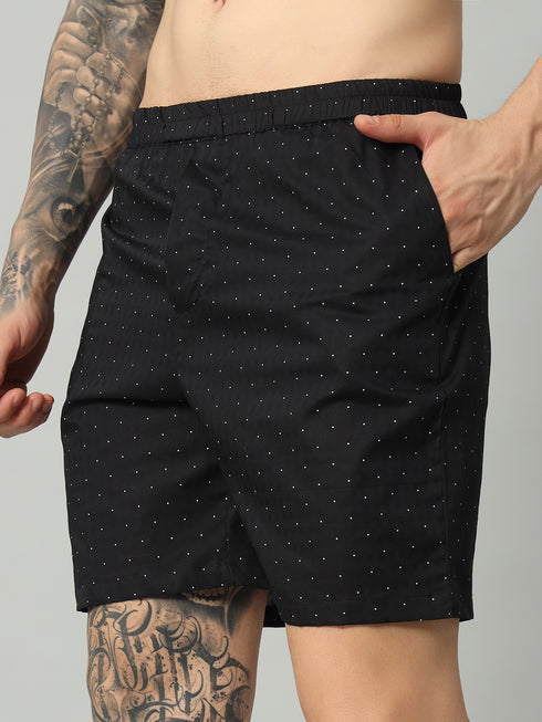 OWO THE LABEL Men’s Organic Cotton Boxer Shorts – A Classic Polka Dot Design